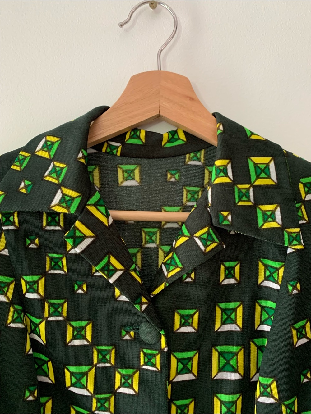 1970s Vintage Button-Down Dress